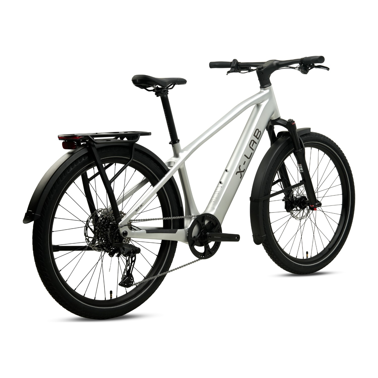 X-LAB ST5+ e-bike in Mercury Silver - view 3