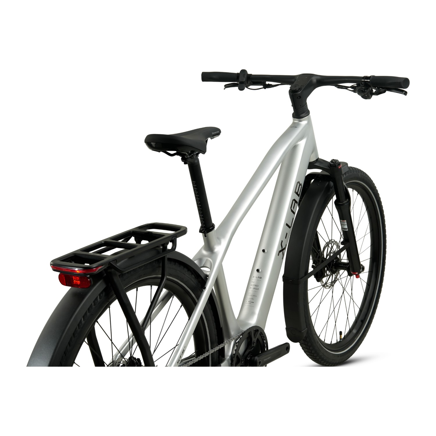 X-LAB ST5+ e-bike in Mercury Silver - view 4