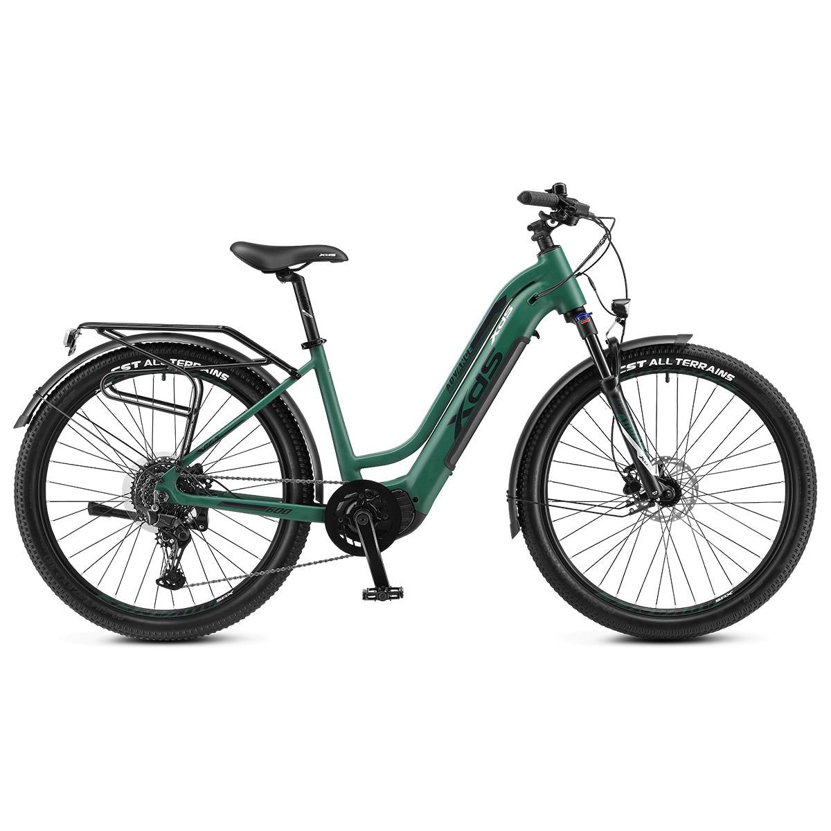 XDS Advance 600 Step Thru e-bike in Gloss Forest Green - view 2