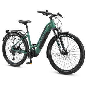 XDS Advance 600 Step Thru e-bike in Gloss Forest Green